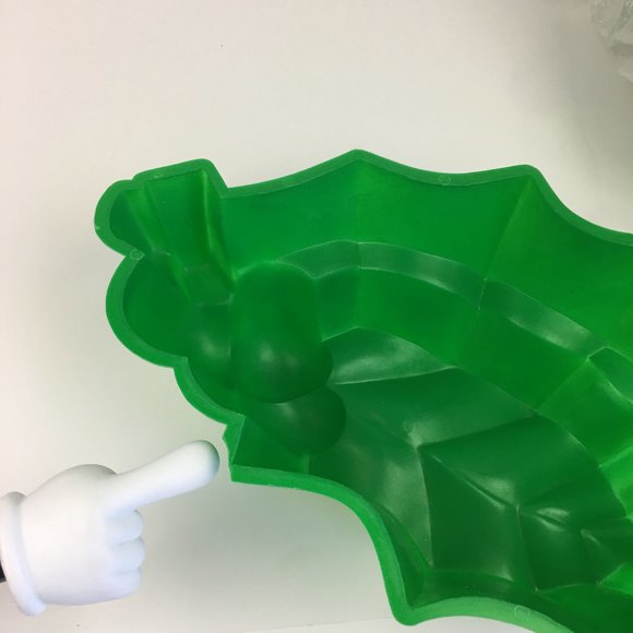 3 Vtg 1987 Jello Holiday Mold Holly Christmas Winter Plastic 2 Sealed 1 Opened - Picture 9 of 11